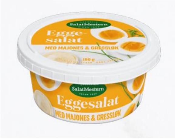 Eggesalat tilbakekalles etter rekefunn