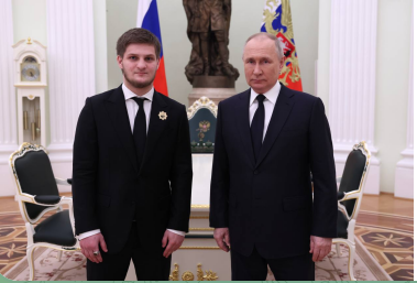 Chechen leader Kadyrov sent his son to Putin