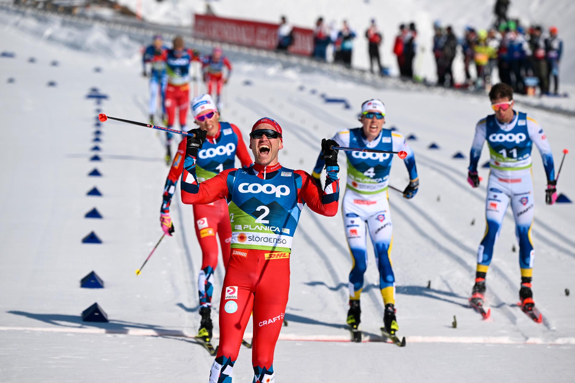World champion: In the longest distance ever, Pål Golberg clicked the run, was the strongest, and won the 5,000 in Planica last season. 