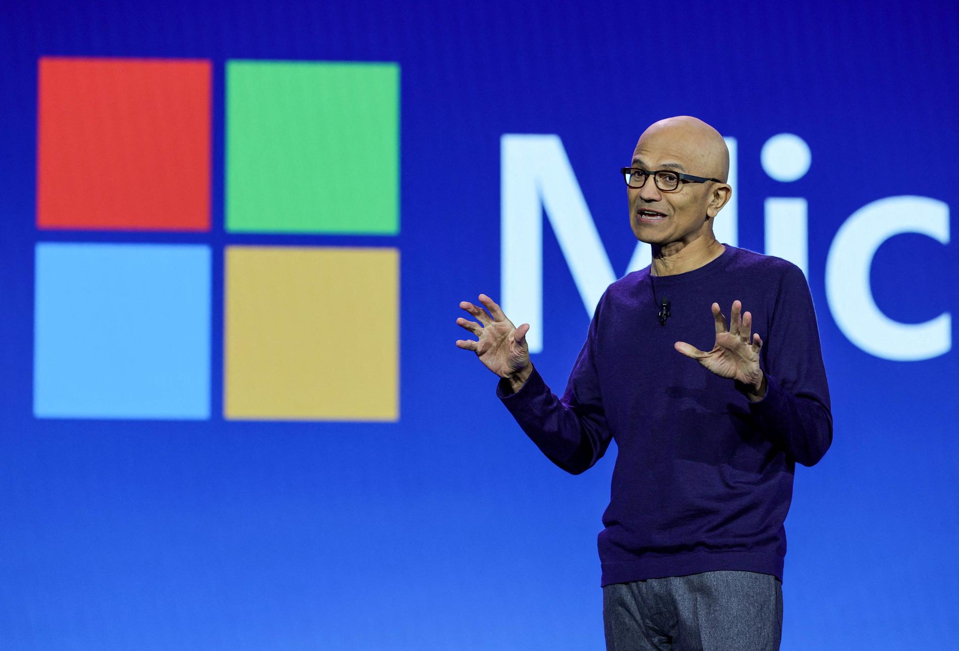 Microsoft-sjef Satya Nadella leder verdens mest verdifulle selskap. 