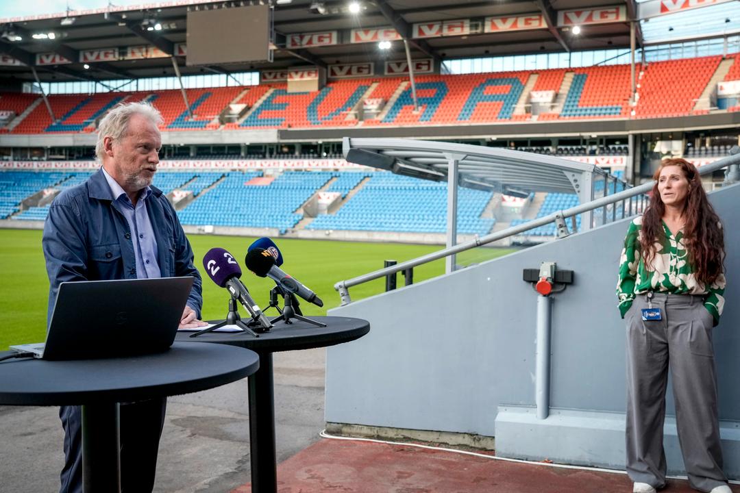 Fotballtoppene er malt inn i et hjørne