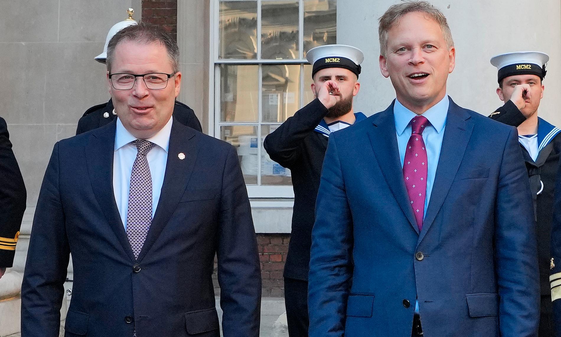 In December 2023, British Defense Secretary Grant Shapps visited his Norwegian colleague Björn Arild Gramm.