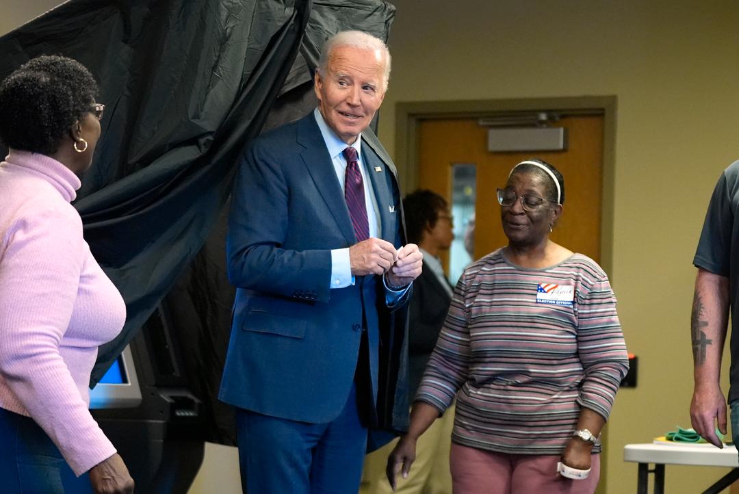 President Joe Biden har forhåndsstemt