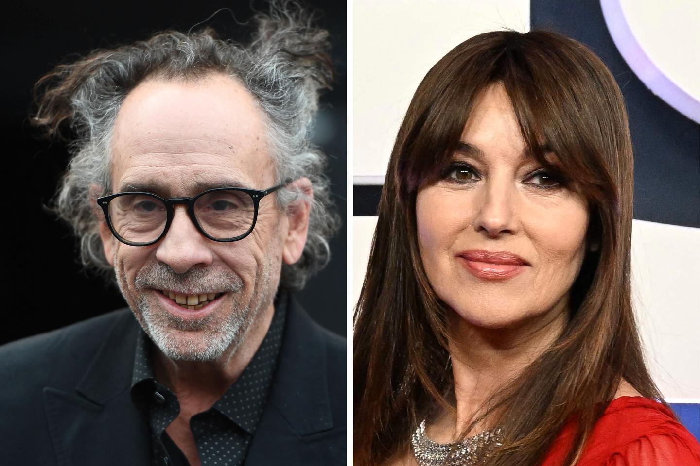 Nytt stjernepar: Monica Belluci og Tim Burton er kjærester