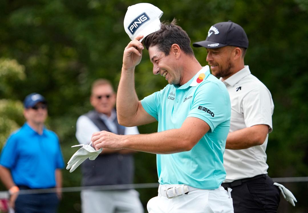 Viktor Hovland in shut fight at Memorial