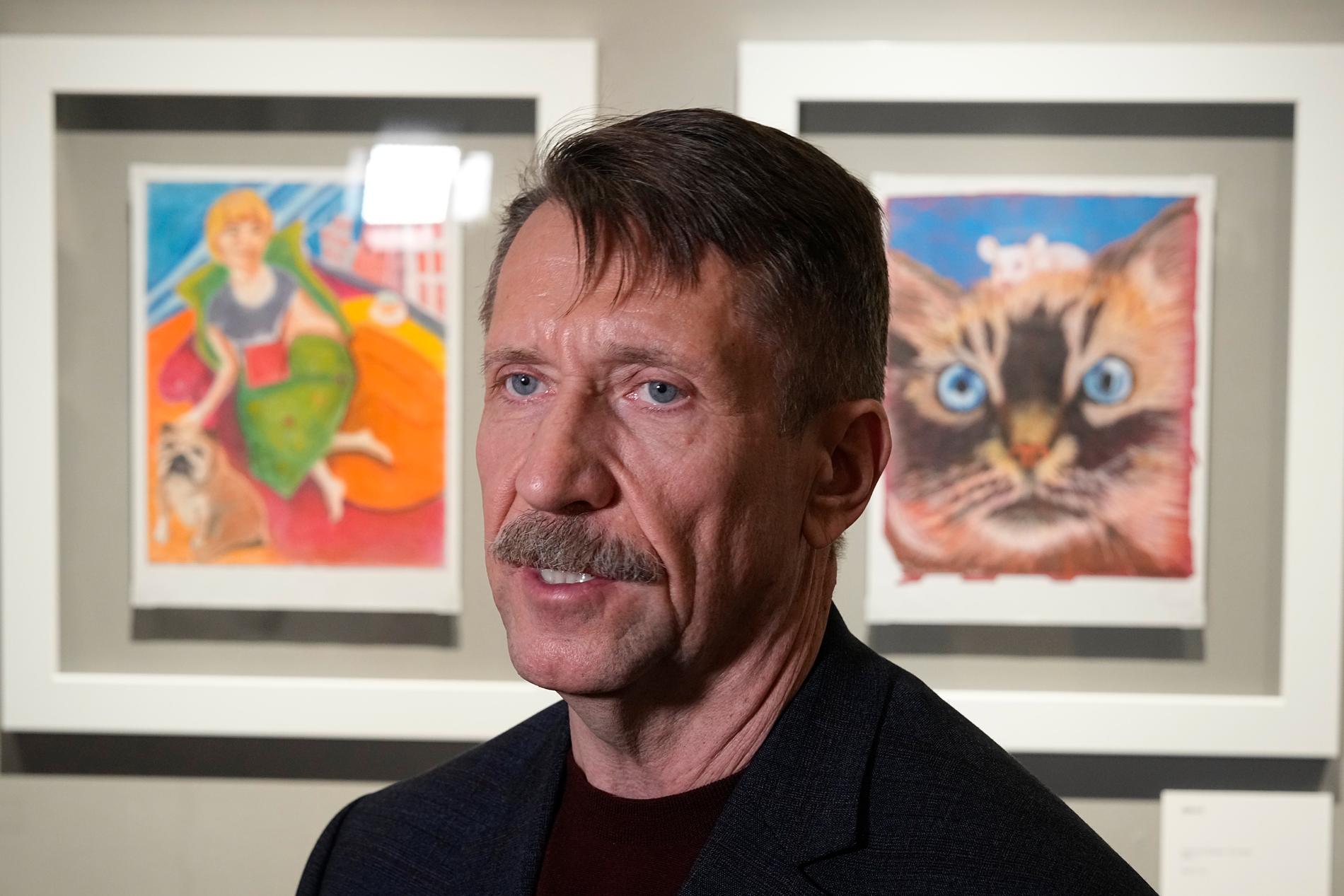 Artist: This spring, Viktor Bout exhibited his photographs at the Mosfilm headquarters in Moscow.
