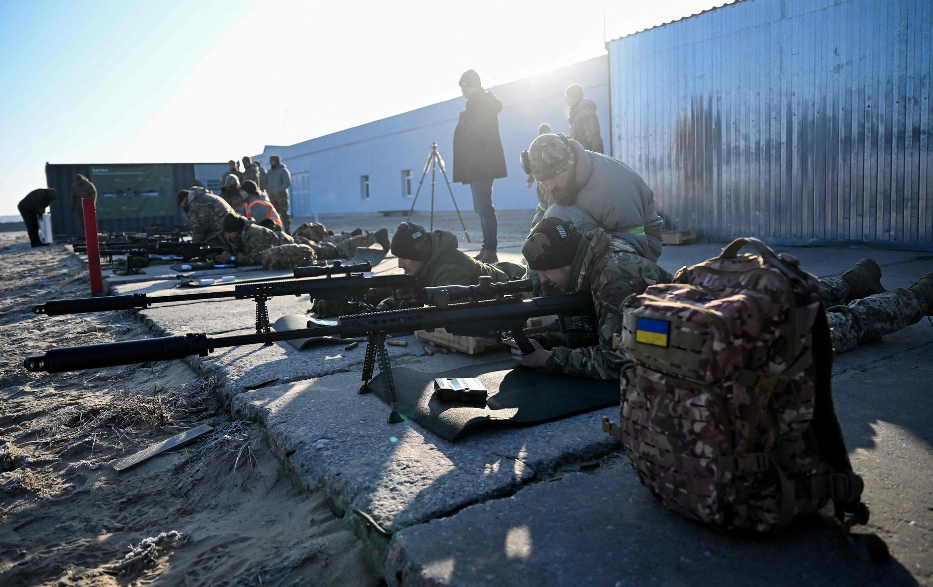 A Ukrainian sniper is said to have shot a Russian soldier 3,800 meters away.