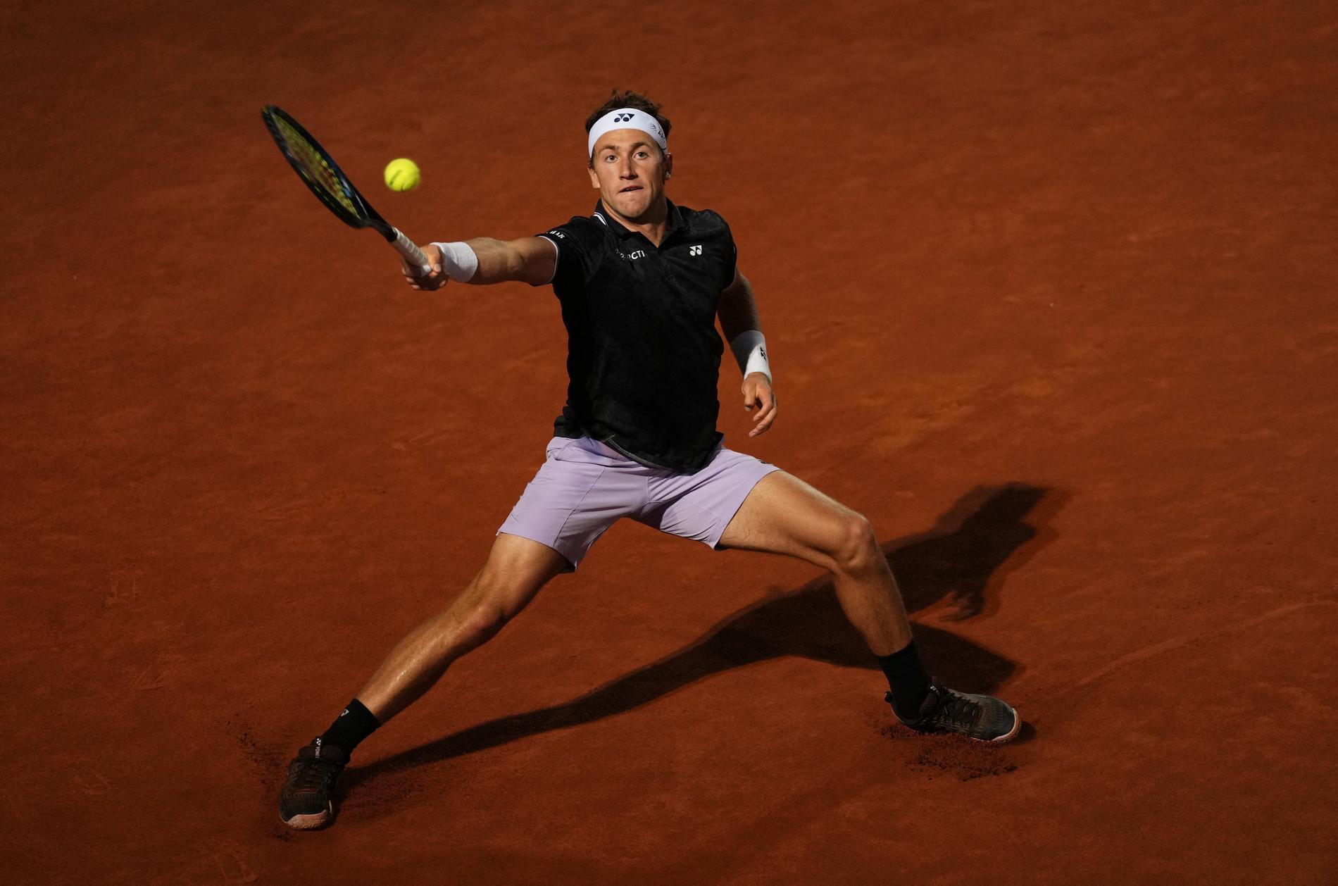 Casper Rudd excels in the first match in Rome: Arthur Renderknech played
