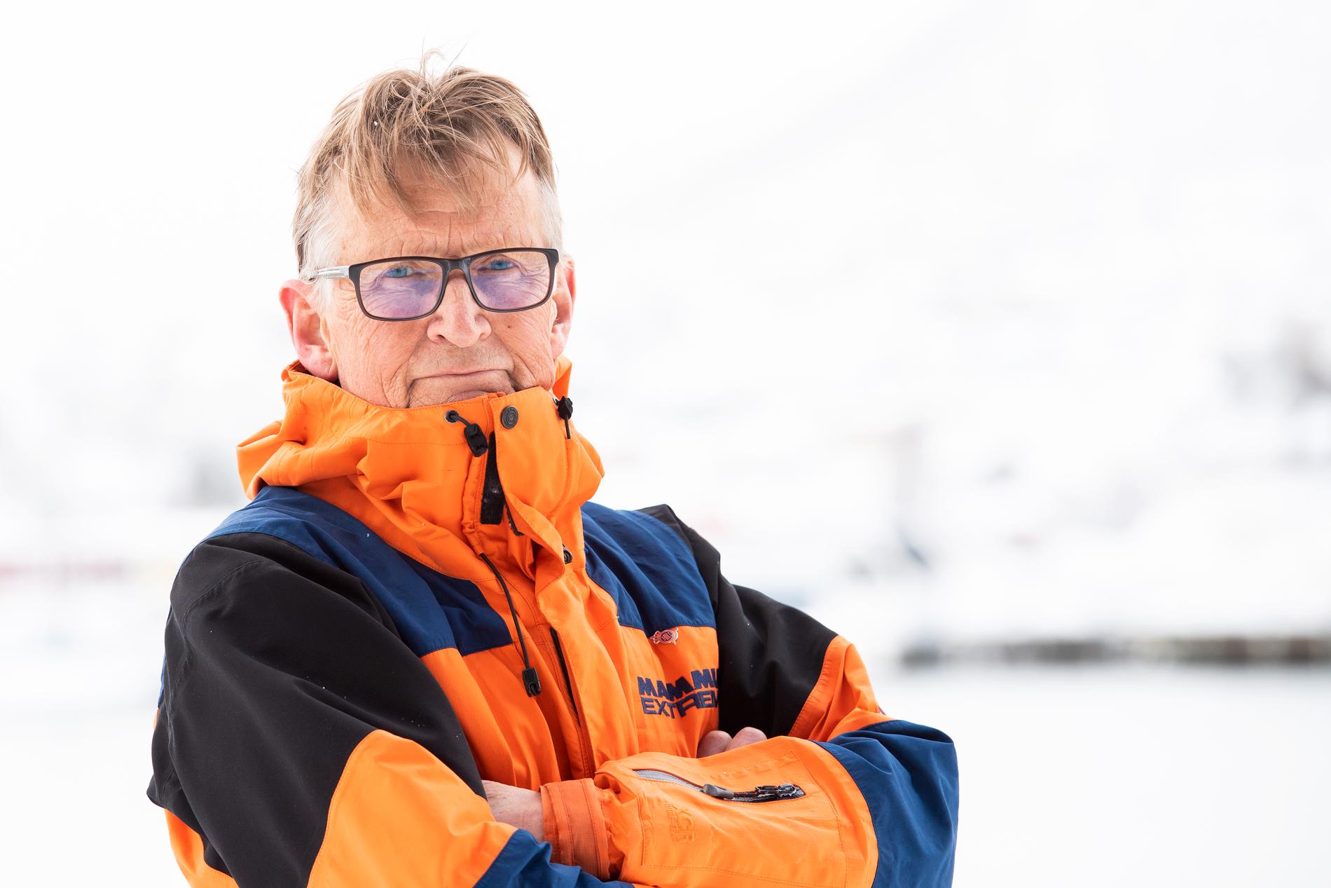 Chief Medical Officer Mads Gilbert is currently in Cairo waiting to enter Gaza to provide medical assistance.  Pictured here in Tromsø. 