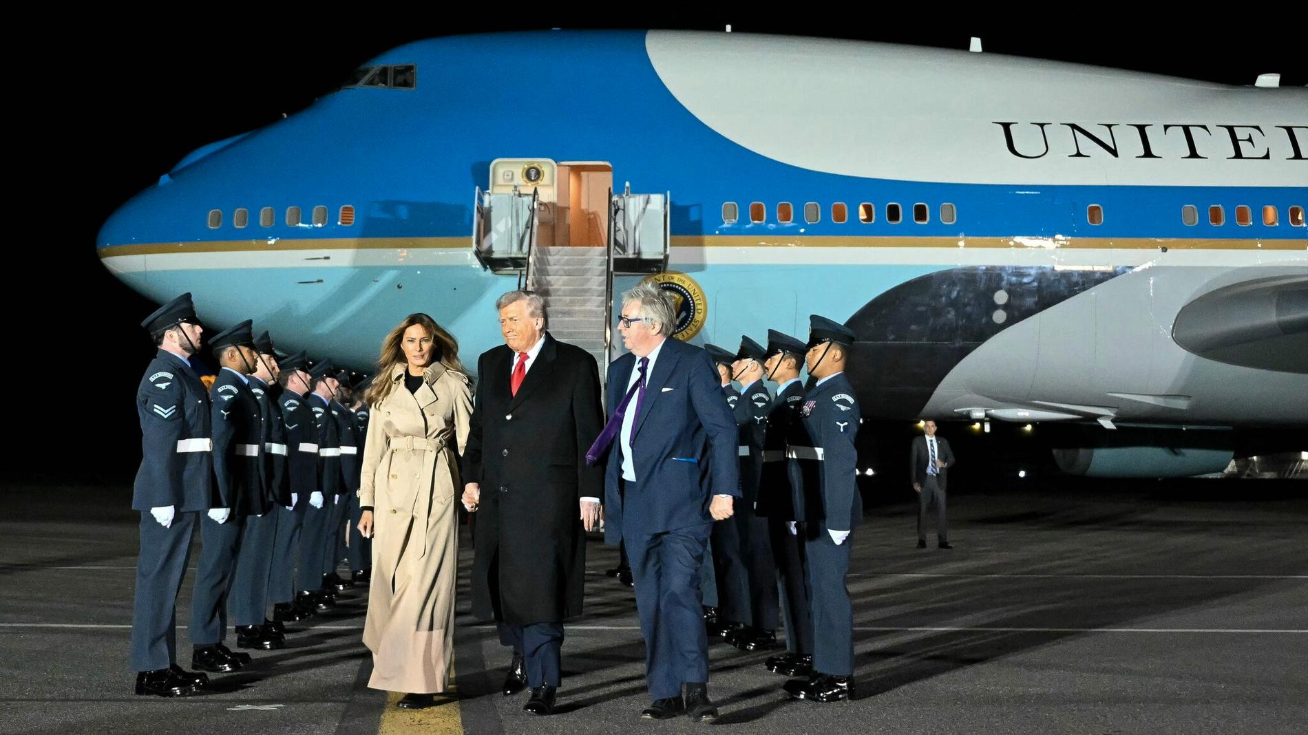 Donald Trump besøker Storbritannia