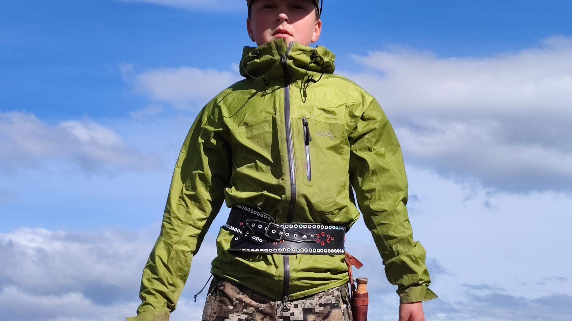 12 år gamle Hans Sverre med storfangst på fjellet