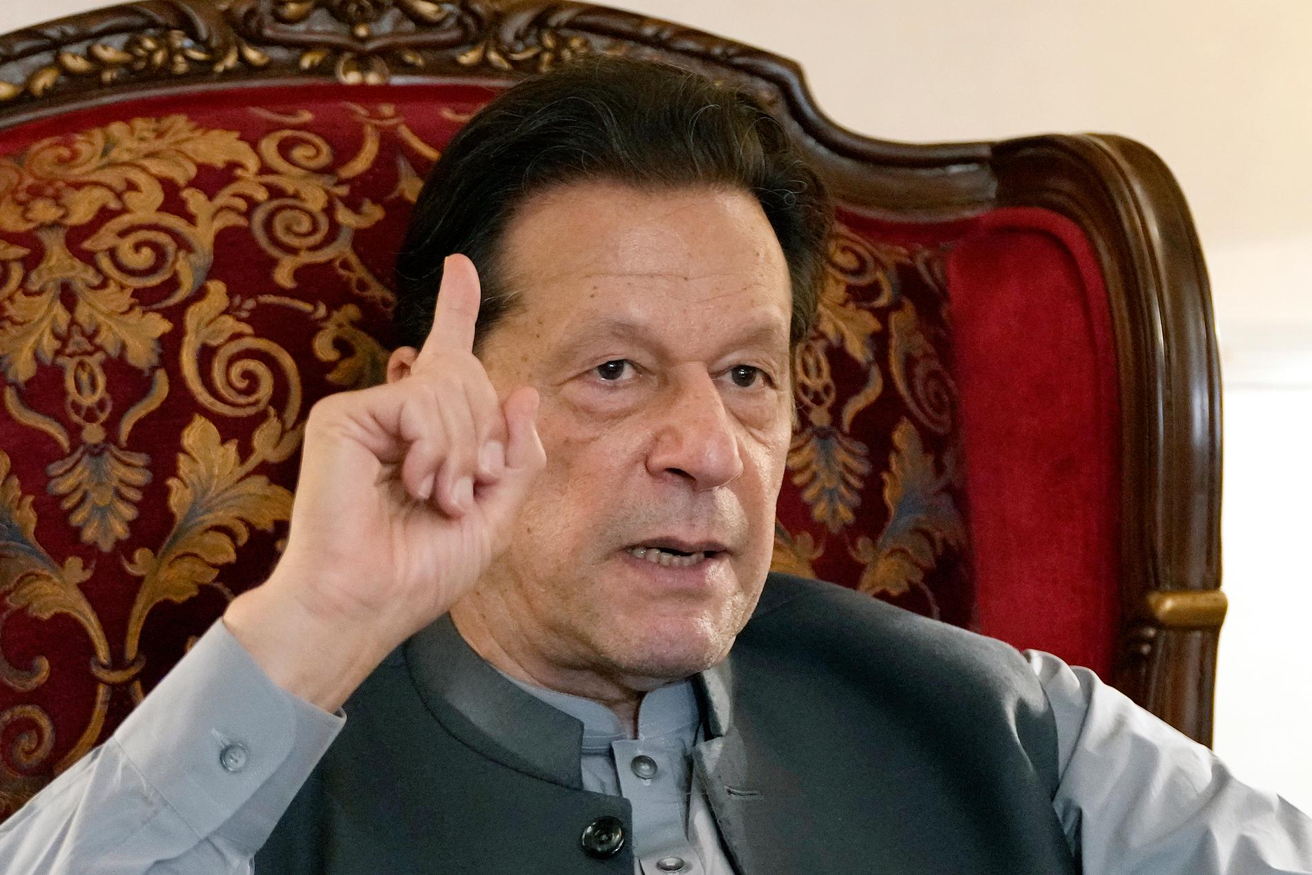 Imran Khan was sentenced to ten years in prison in Pakistan