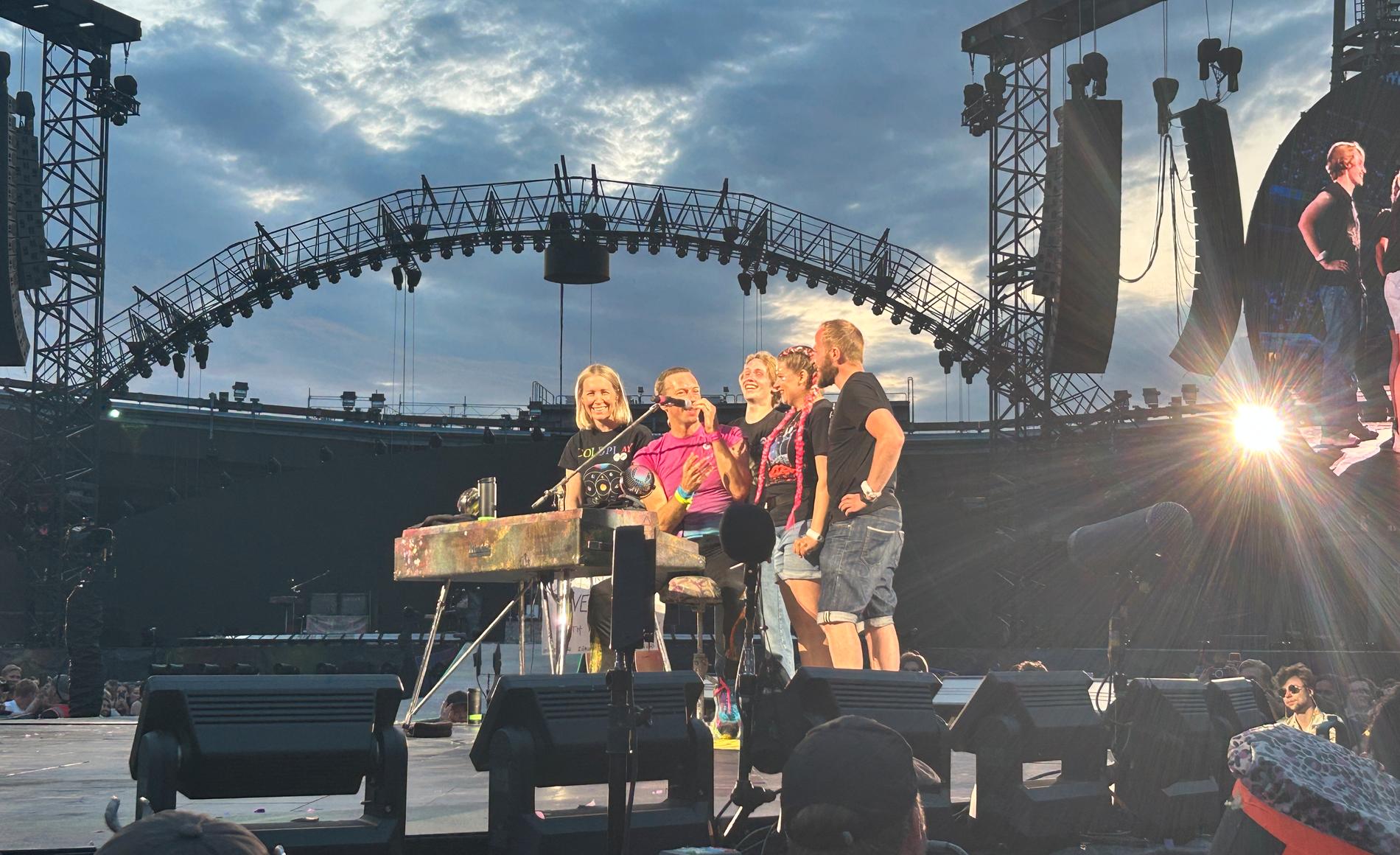 La norvegese Rita Brandens ha cantato con i Coldplay a Göteborg