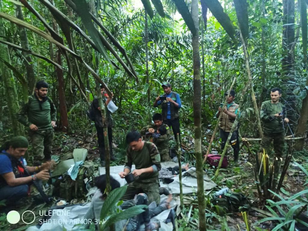 Colombia: missing children found alive in the jungle
