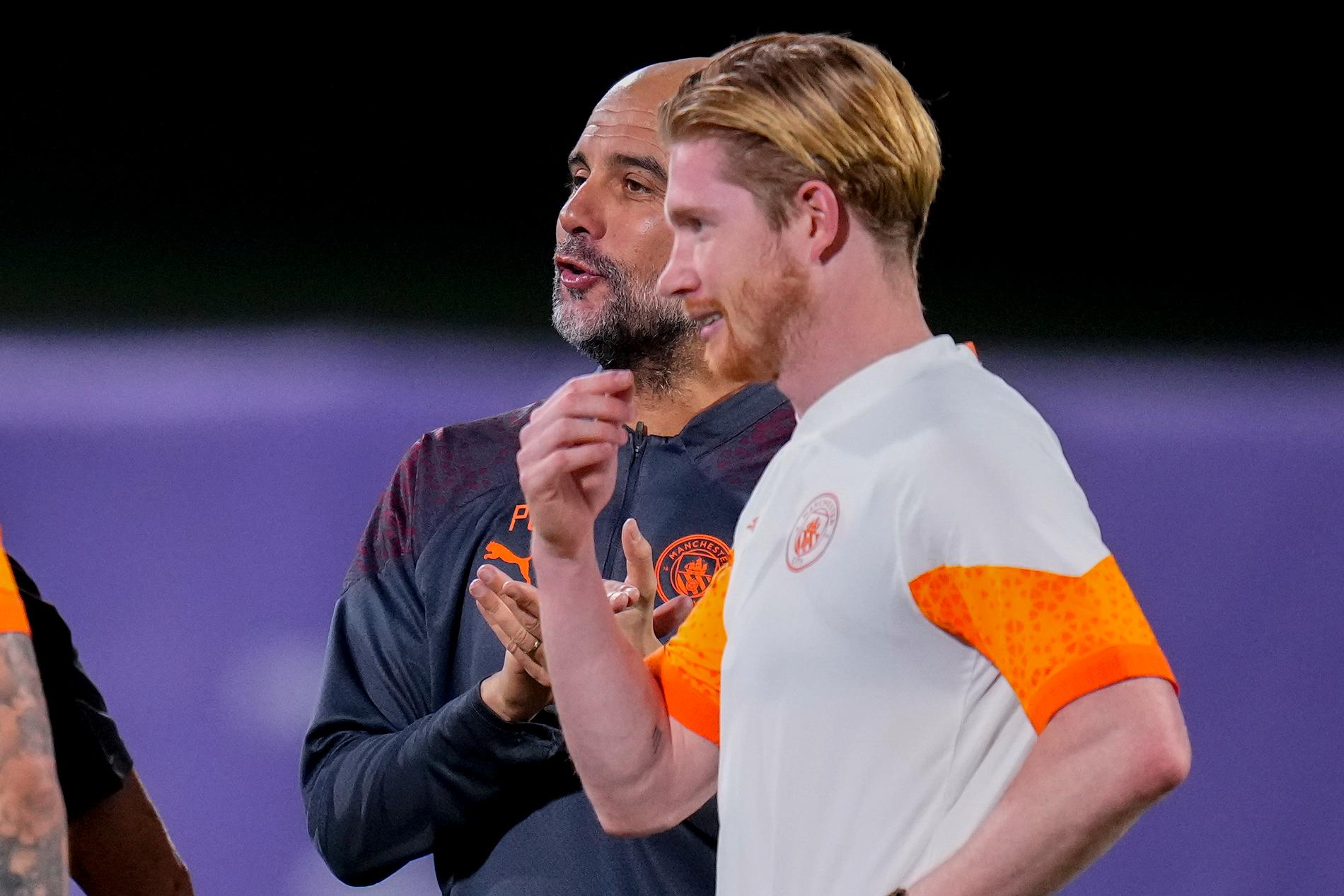 In training: Kevin De Bruyne is in Saudi Arabia, but he is a spectator when Manchester City plays the Club World Cup.  The Belgian has been training after being absent due to injury since August.