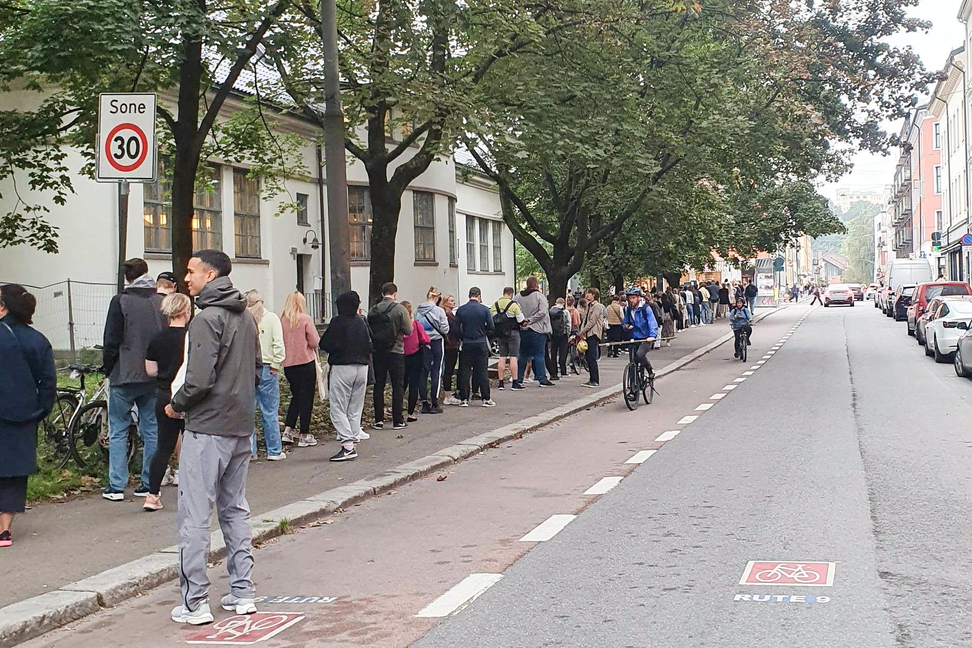  For forhåndsstemming var fredag 08. september. Da var det lange køer til stemmelokalene i Oslo. 