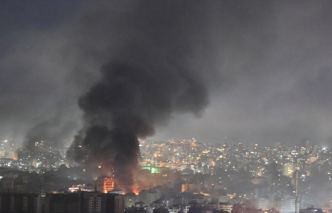 A massive explosion was heard all over Beirut