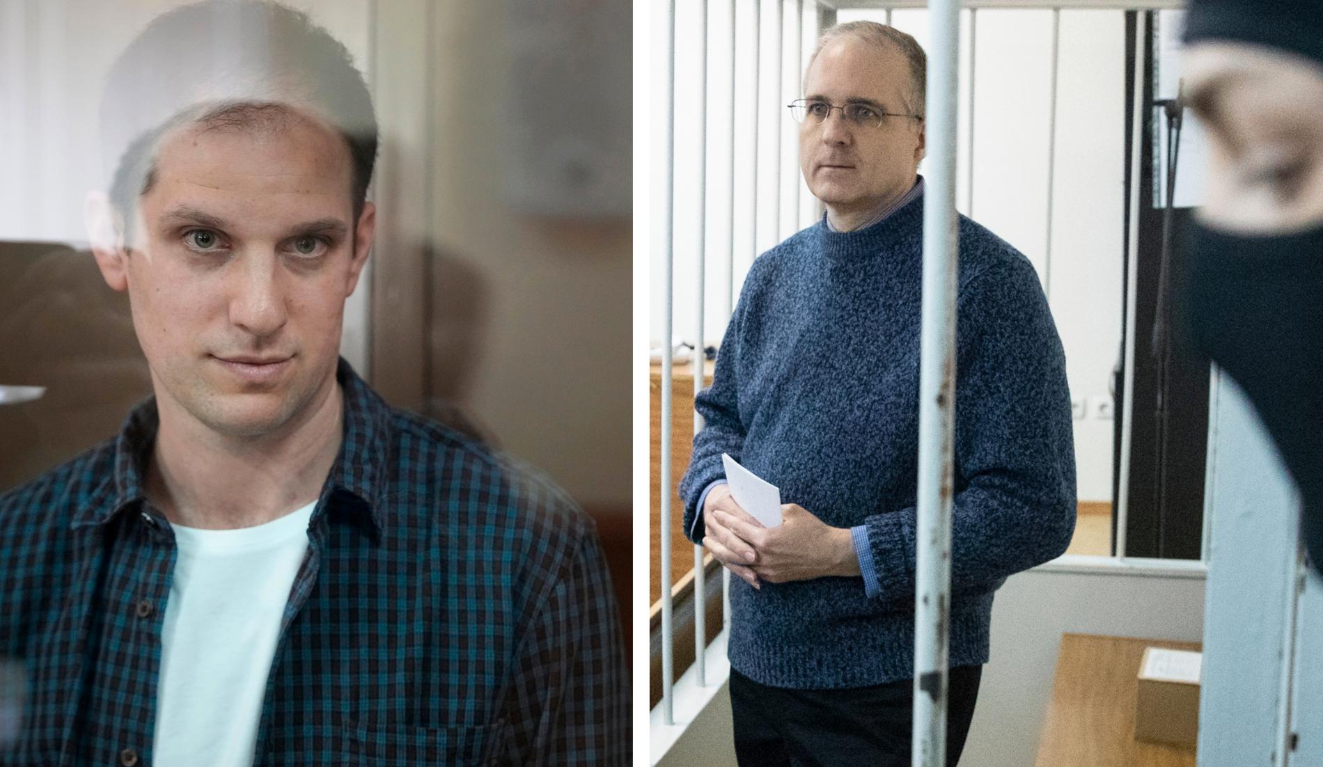 President Putin opens the door for the exchange of two Americans in Russian prisons.