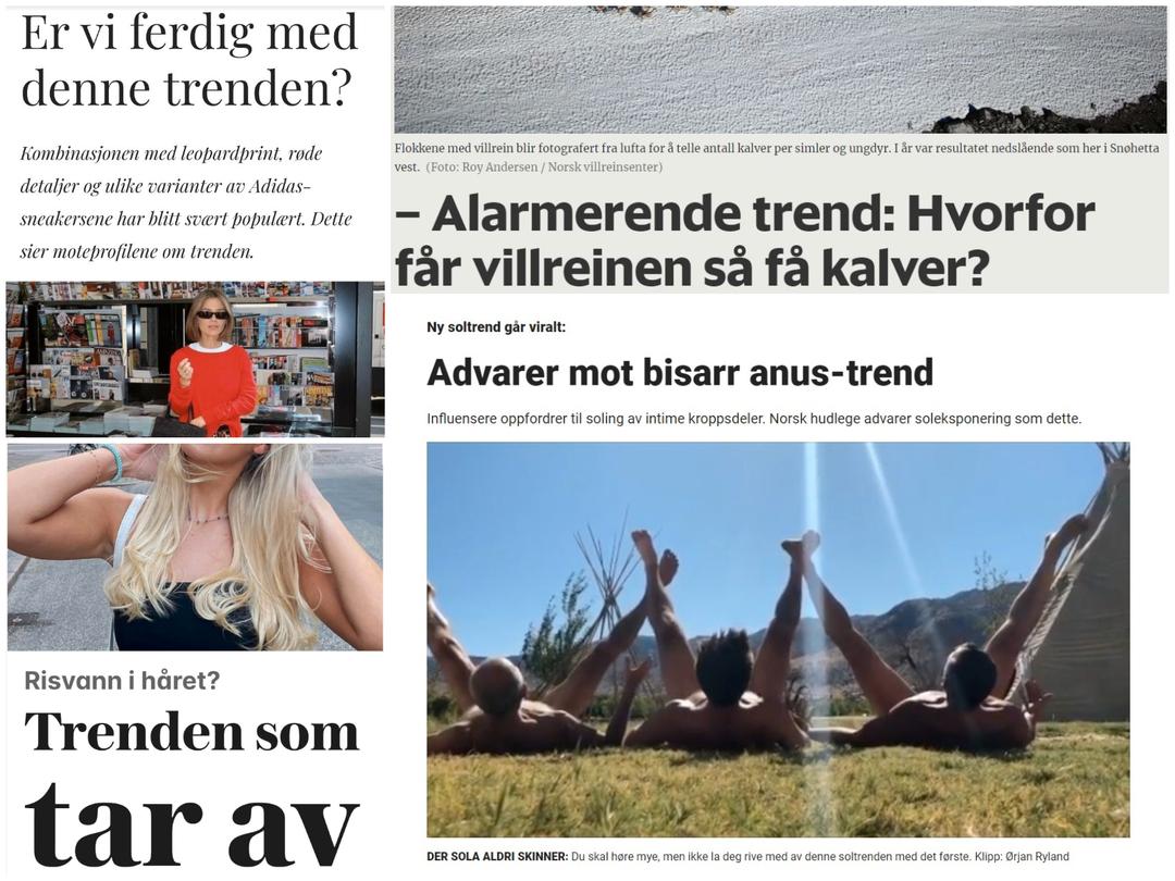 Hvil i fred, ordet trend