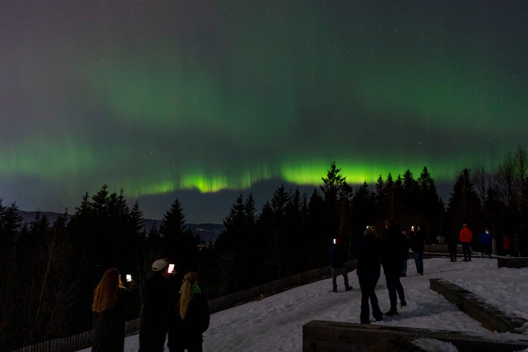 The northern lights are alarming in many parts of the country